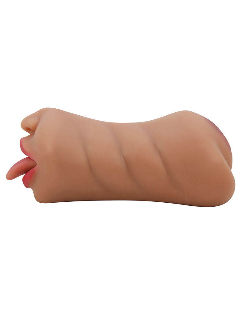 Crazy Bull - Sarah - Premium Dual Channel Mannelijke Masturbator - Bruin