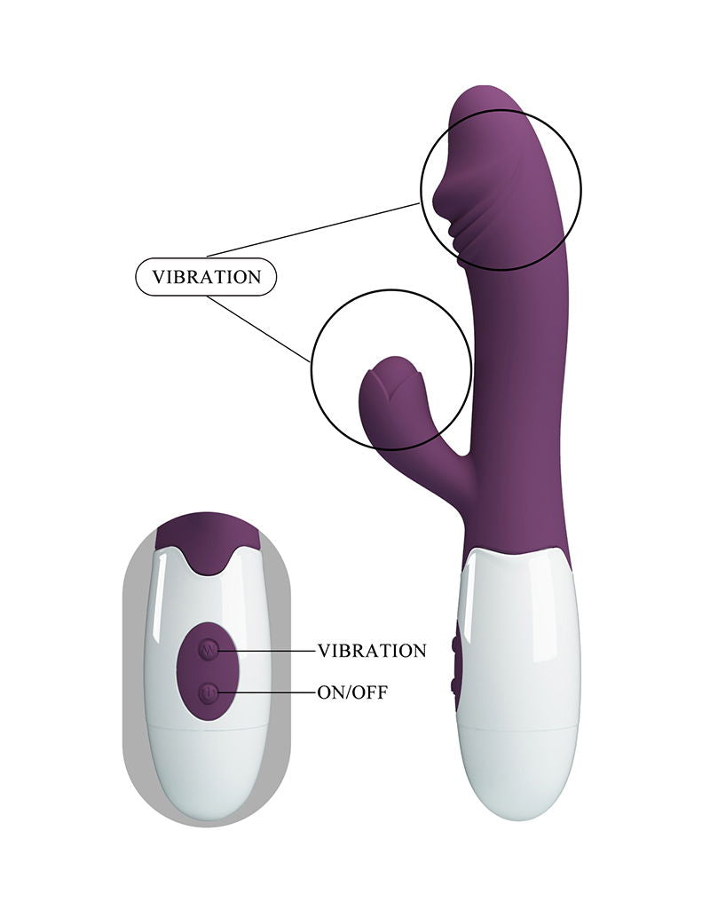 Pretty Love - Snappy - G-Spot Rabbit Vibrator - Diep Paars