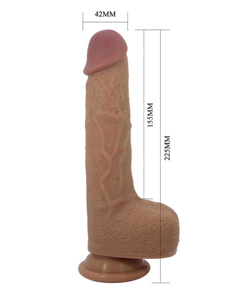 Pretty Love - Tommy - Lifelike Skin Vibrator - Lichtbruin