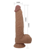 Pretty Love - Jonathan - Lifelike Skin Vibrator - Lichtbruin