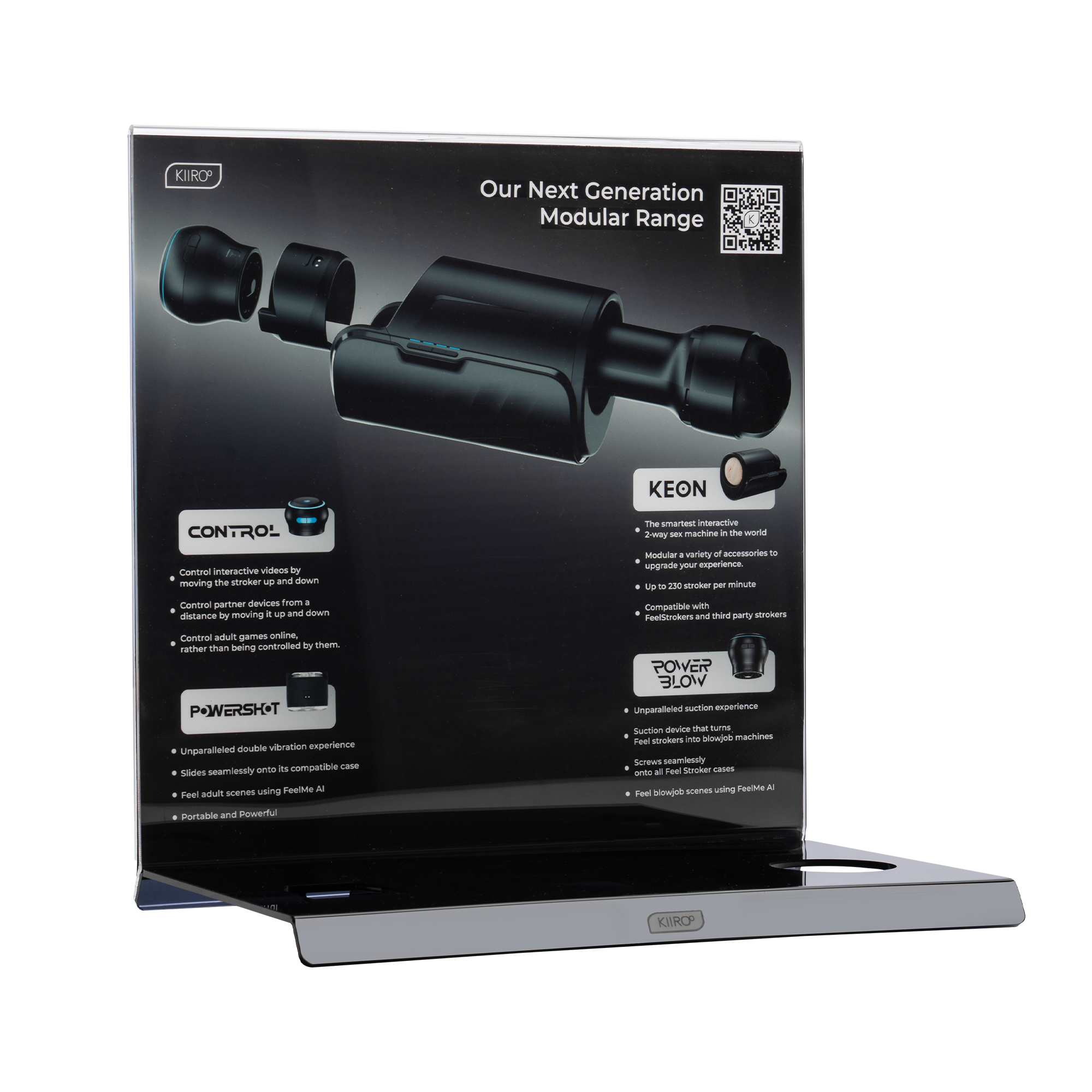 KIIROO - Keon Modular Display - Zwart