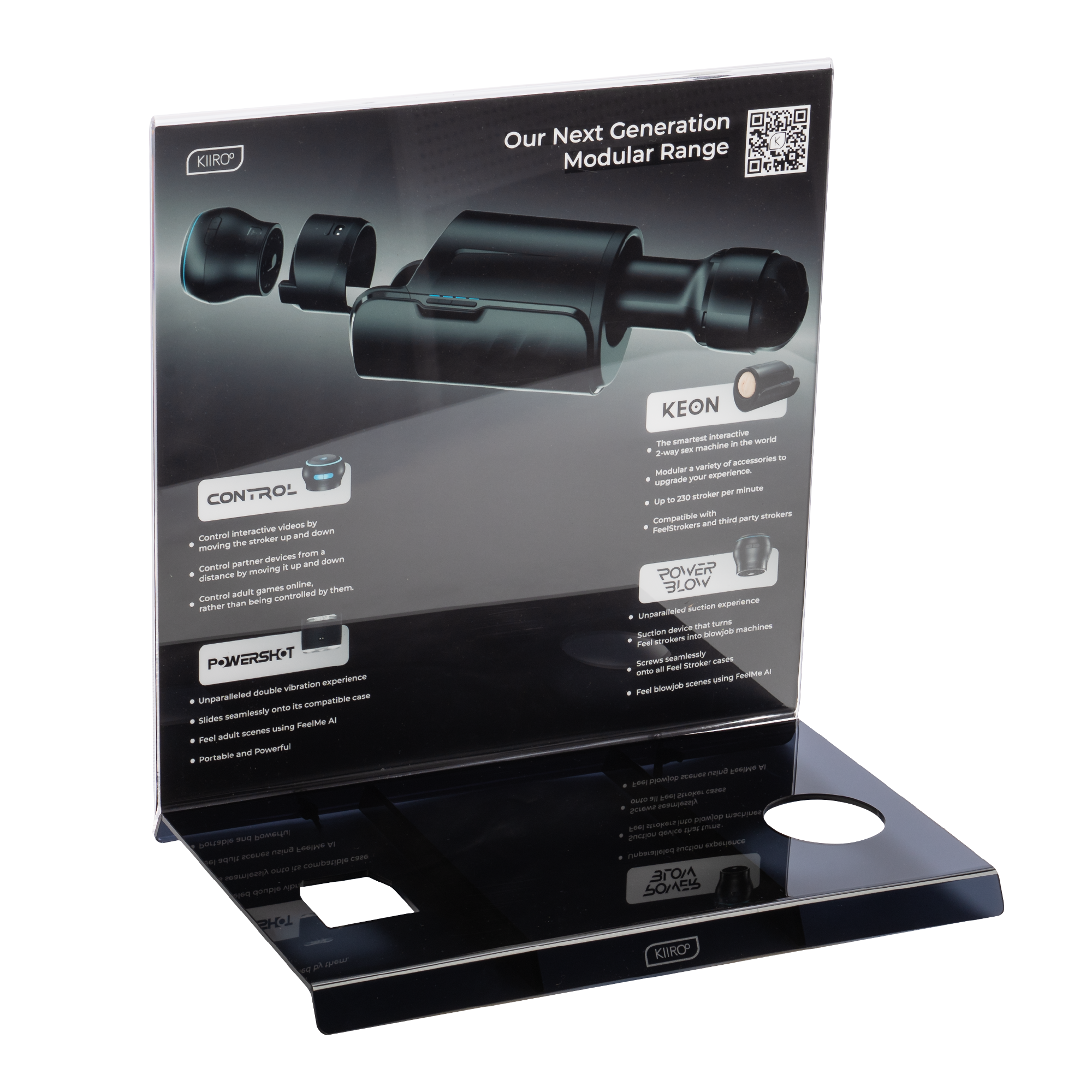 KIIROO - Keon Modular Display - Zwart