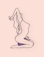 Bouncy Bliss - Classic - Zit-vibrator - Paars