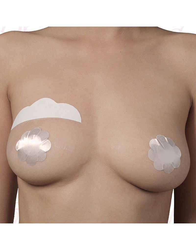 Bye Bra - Breast Lift & Zijden Tepelbedekkers A-C - Nude (3 paar)