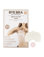 Bye Bra - Breast Lift & Zijden Tepelbedekkers D-F - Nude (3 paar)