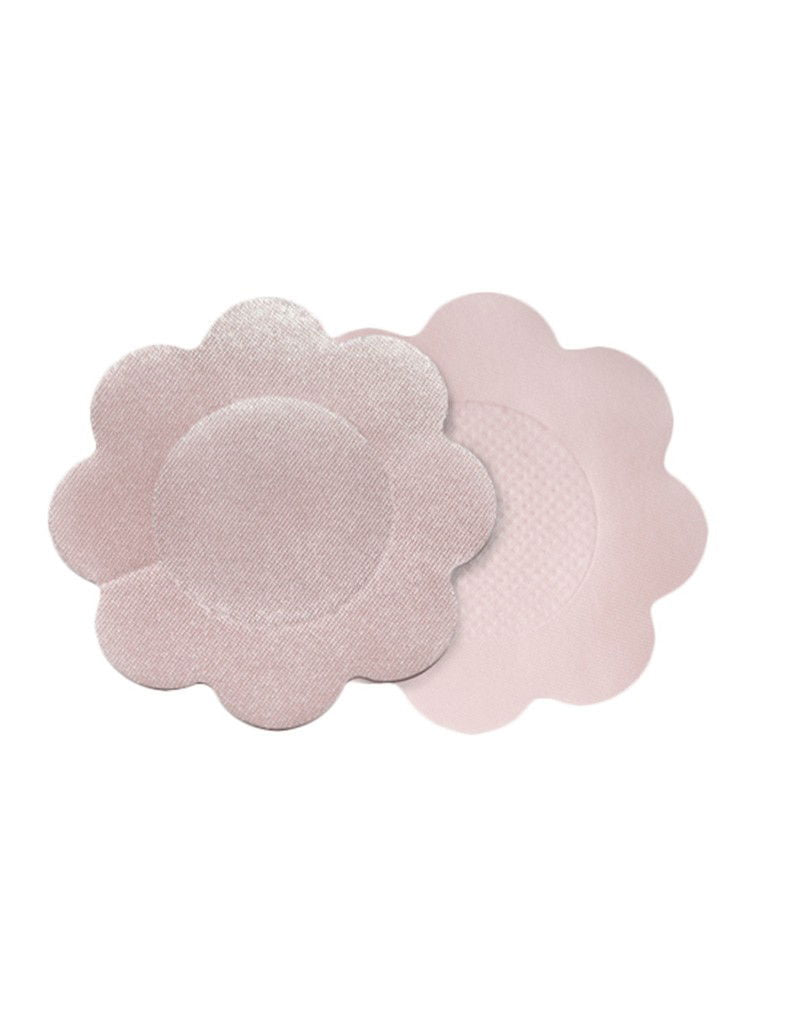 Bye Bra - Breast Lift & Zijden Tepelbedekkers D-F - Nude (3 paar)