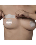 Bye Bra - Breast Lift & Zijden Tepelbedekkers D-F - Nude (3 paar)