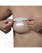 Bye Bra - Breast Lift & Zijden Tepelbedekkers D-F - Nude (3 paar)