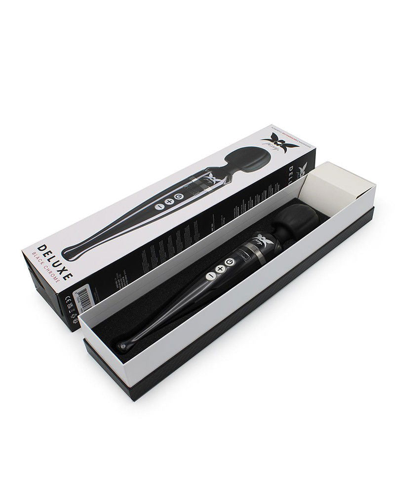 Pixey Deluxe Rechargeable Wand - Zwart