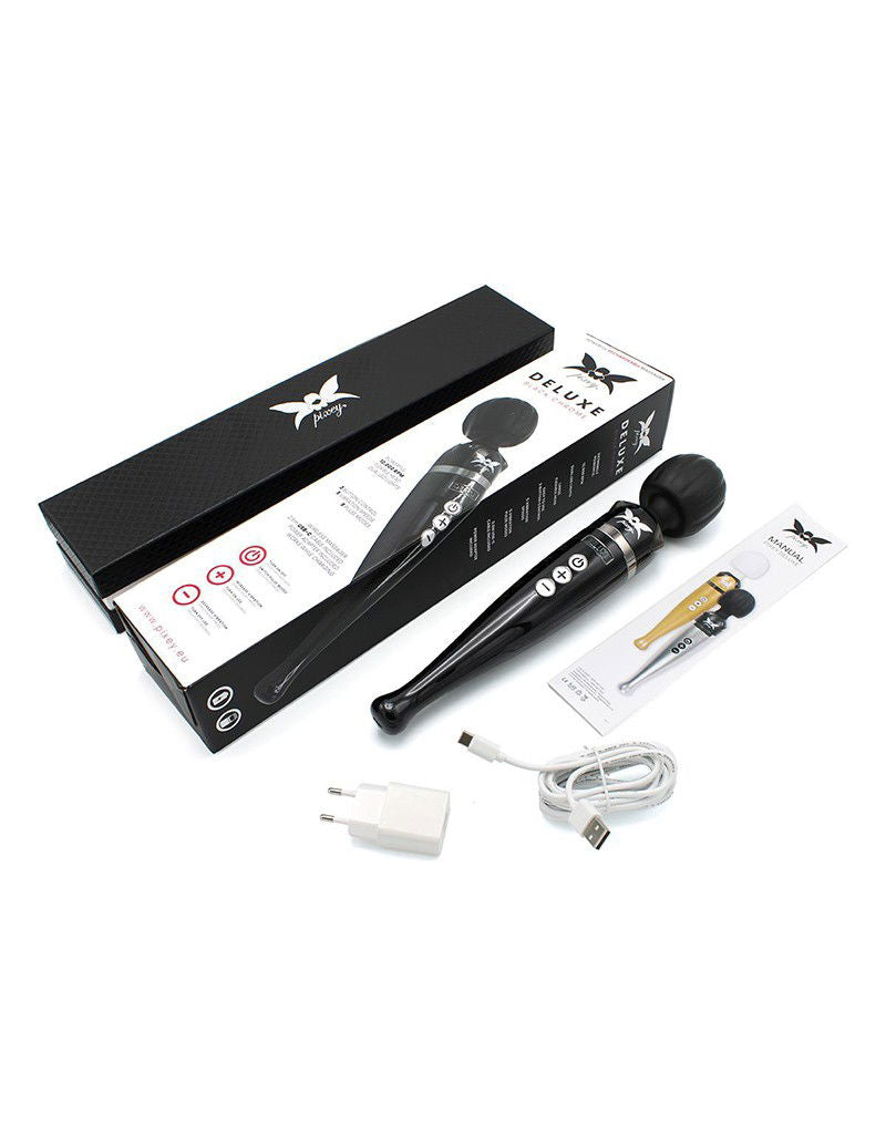 Pixey Deluxe Rechargeable Wand - Zwart