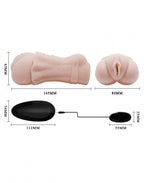 Crazy Bull - Soft Vagina Masturbator with vibration