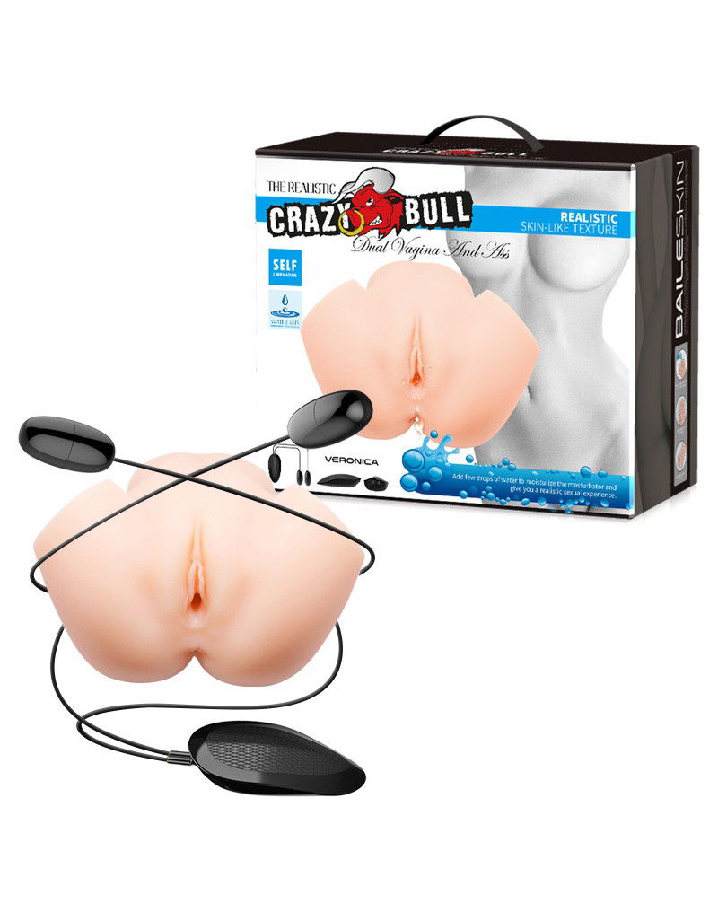 Crazy Bull - Veronica - Vibrerende Vagina & Ass Masturbator