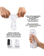 Dorcel - Deep Blow Extrem - Sleeve voor Masturbator - Transparant