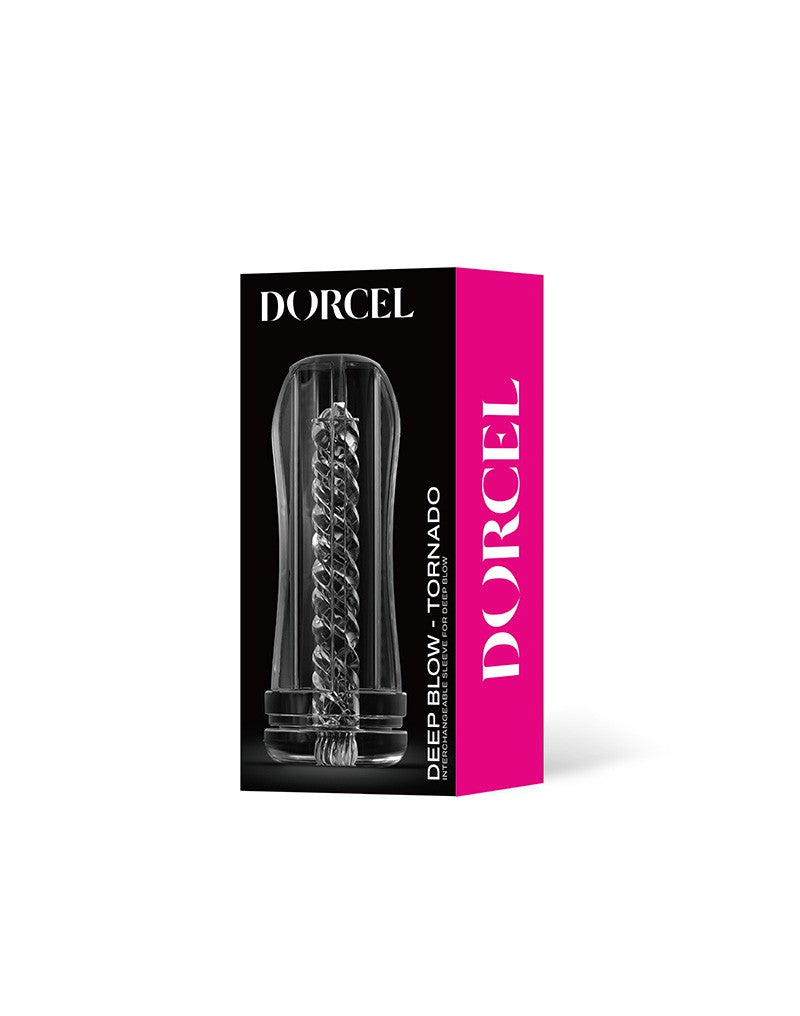 Dorcel - Deep Blow Tornado - Sleeve voor Masturbator - Transparant