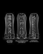 Dorcel - Deep Blow Tornado - Sleeve voor Masturbator - Transparant