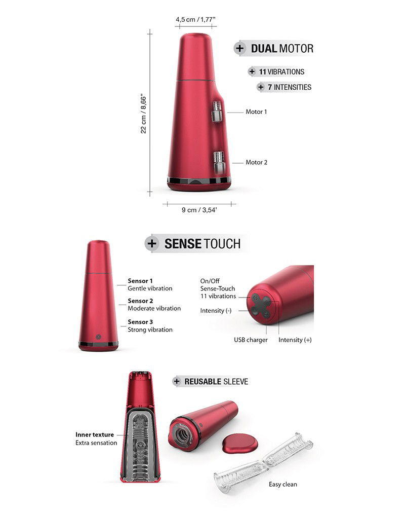 Dorcel Deep Sense - Sense touch Masturbator - 6072127