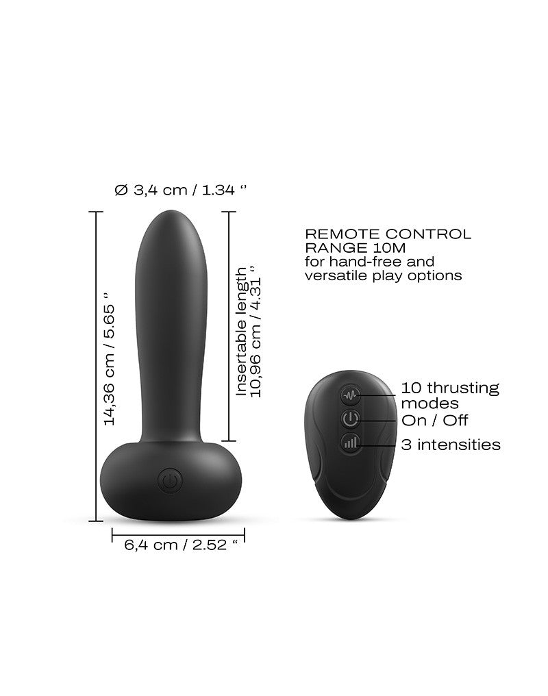 Dorcel - Deep Thrust - Stotende Vibrator met Afstandsbediening