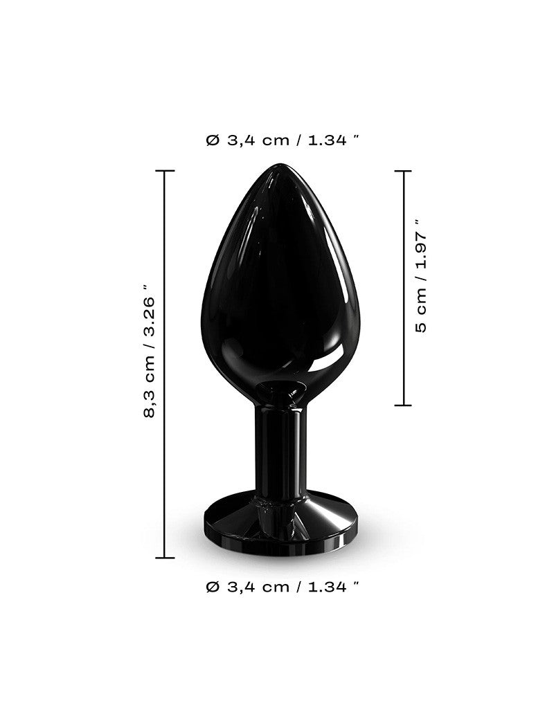 Dorcel - Diamond Plug Maat M - Butt Plug - Zwart
