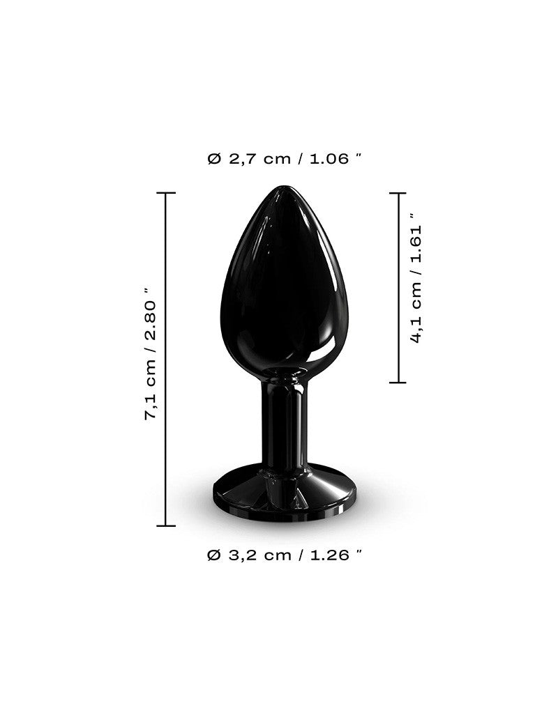 Dorcel - Diamond Plug Maat S - Butt Plug - Zwart