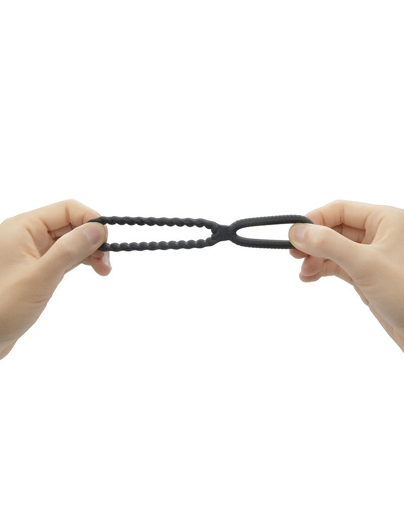 Dorcel - Dual Ring - Cock Ring - Zwart - 6072547