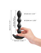 Dorcel - Flexi Balls - Anale Vibrator met Afstandsbediening - Zwart