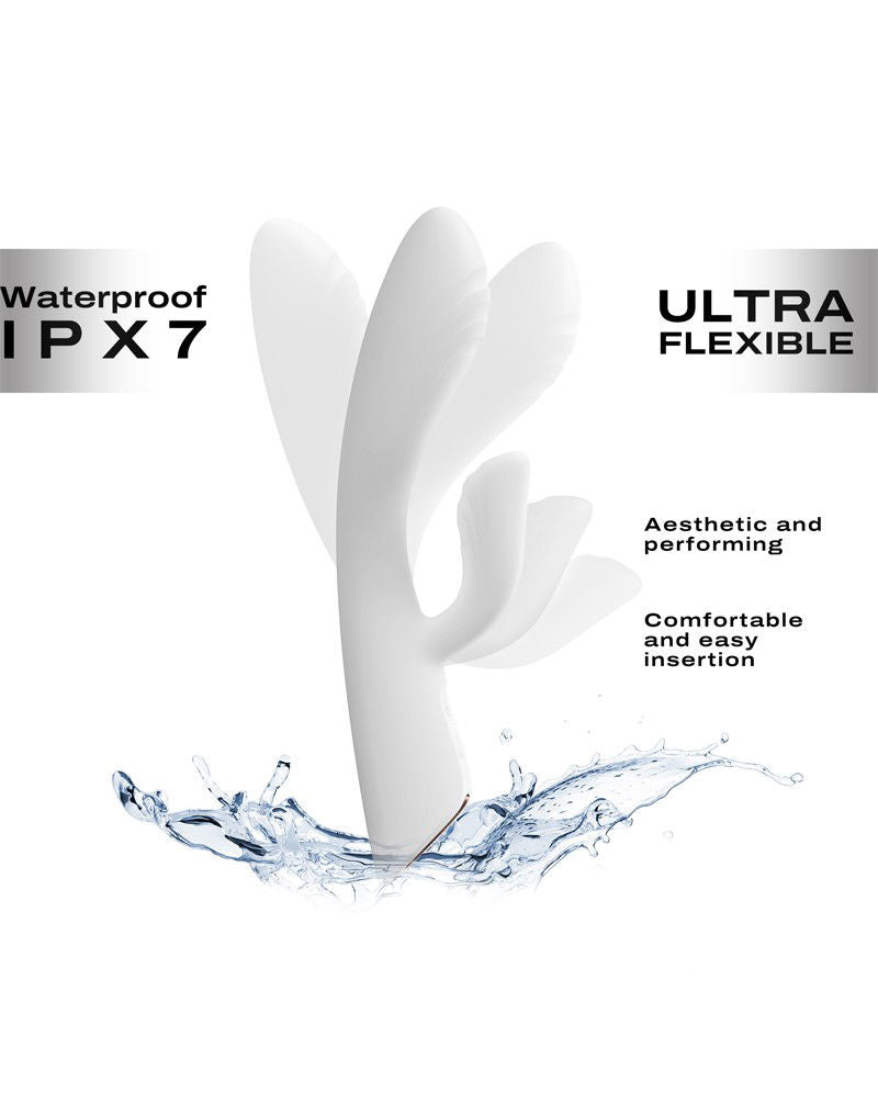 Dorcel - Flexi Rabbit - Verwarmde Rabbit Vibrator - Wit