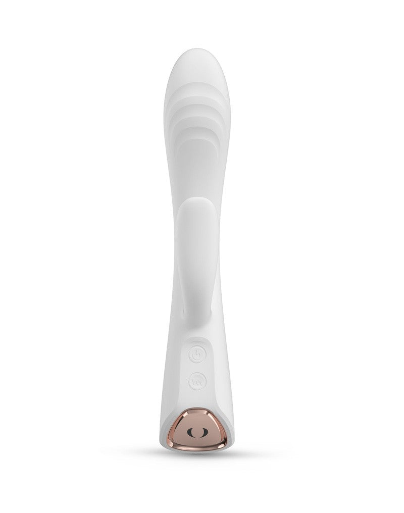 Dorcel - Flexi Rabbit - Verwarmde Rabbit Vibrator - Wit