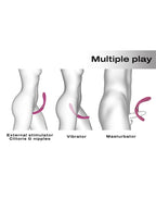 Dorcel - Infinite Joy - Multi Vibrator - Plum