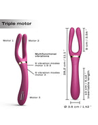 Dorcel - Infinite Joy - Multi Vibrator - Plum