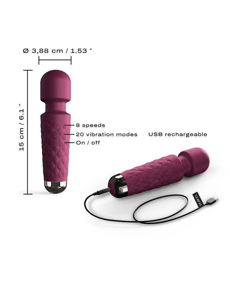 Dorcel - Mini Wanderful - Mini Wand Vibrator - Plum