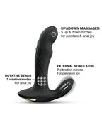 Dorcel - Multi P-Joy - Prostaat Massager met Afstandsbediening - Zwart