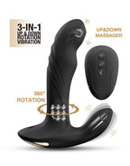 Dorcel - Multi P-Joy - Prostaat Massager met Afstandsbediening - Zwart