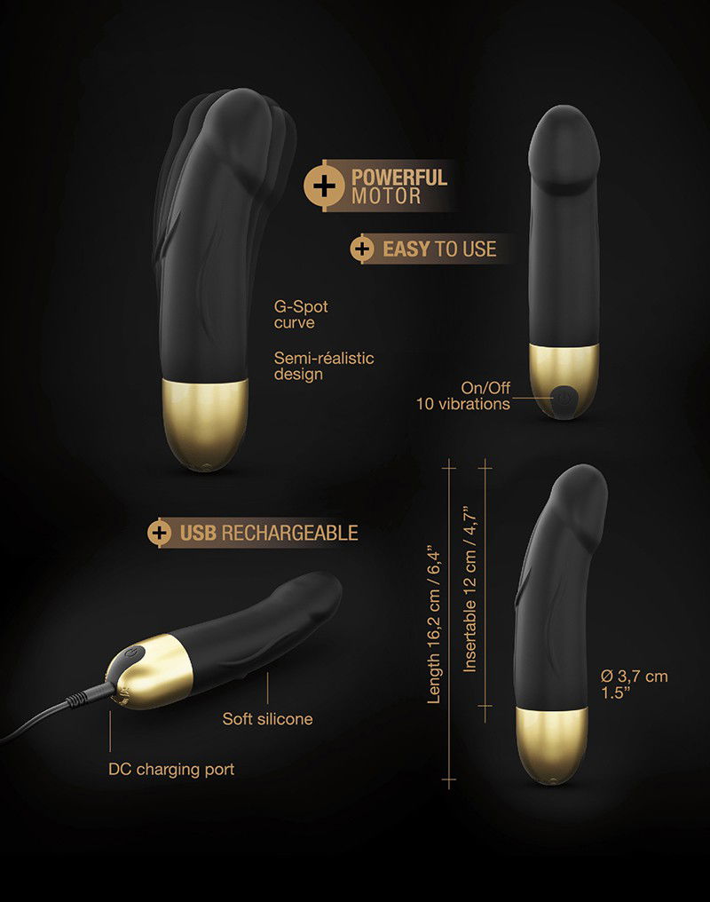 Dorcel - Real Vibration S 2.0  Black-Gold 6072202