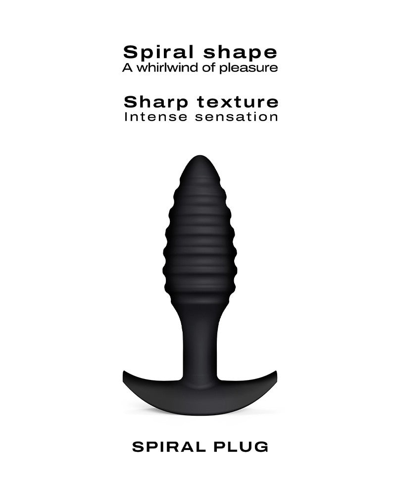 Dorcel - Spiral Plug - Butt Plug - Zwart