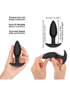 Dorcel - Wavy Plug - Butt Plug - Zwart