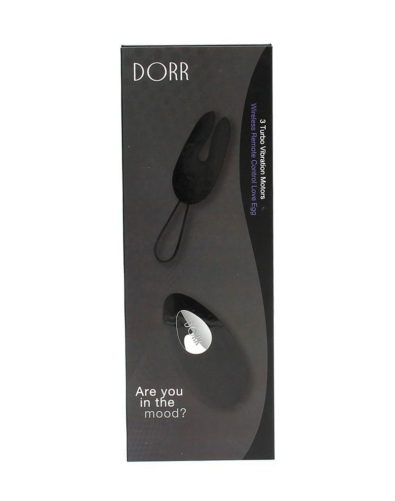 DORR - Ozzy - Rabbit Egg Vibrator + Lay-on Vibrator - Zwart