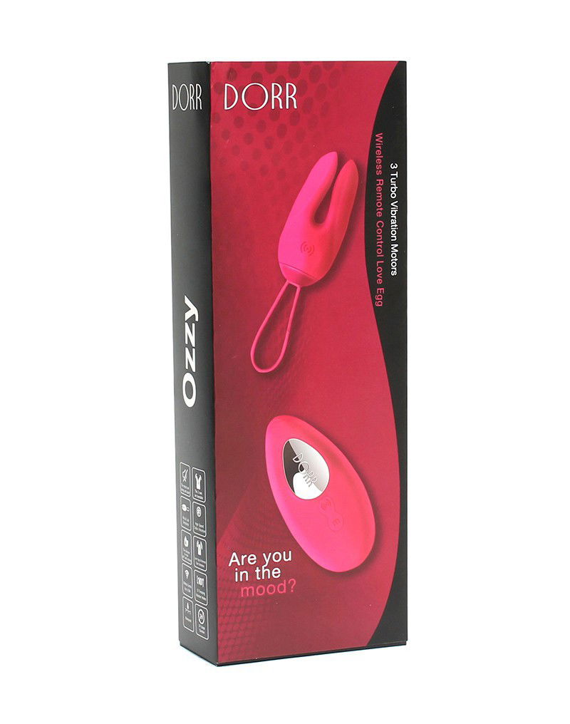 DORR - Ozzy - Rabbit Egg Vibrator + Lay-on Vibrator - Roze