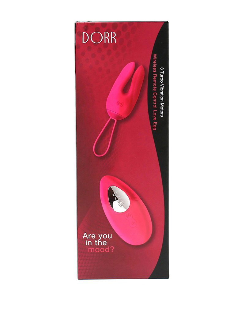 DORR - Ozzy - Rabbit Egg Vibrator + Lay-on Vibrator - Roze