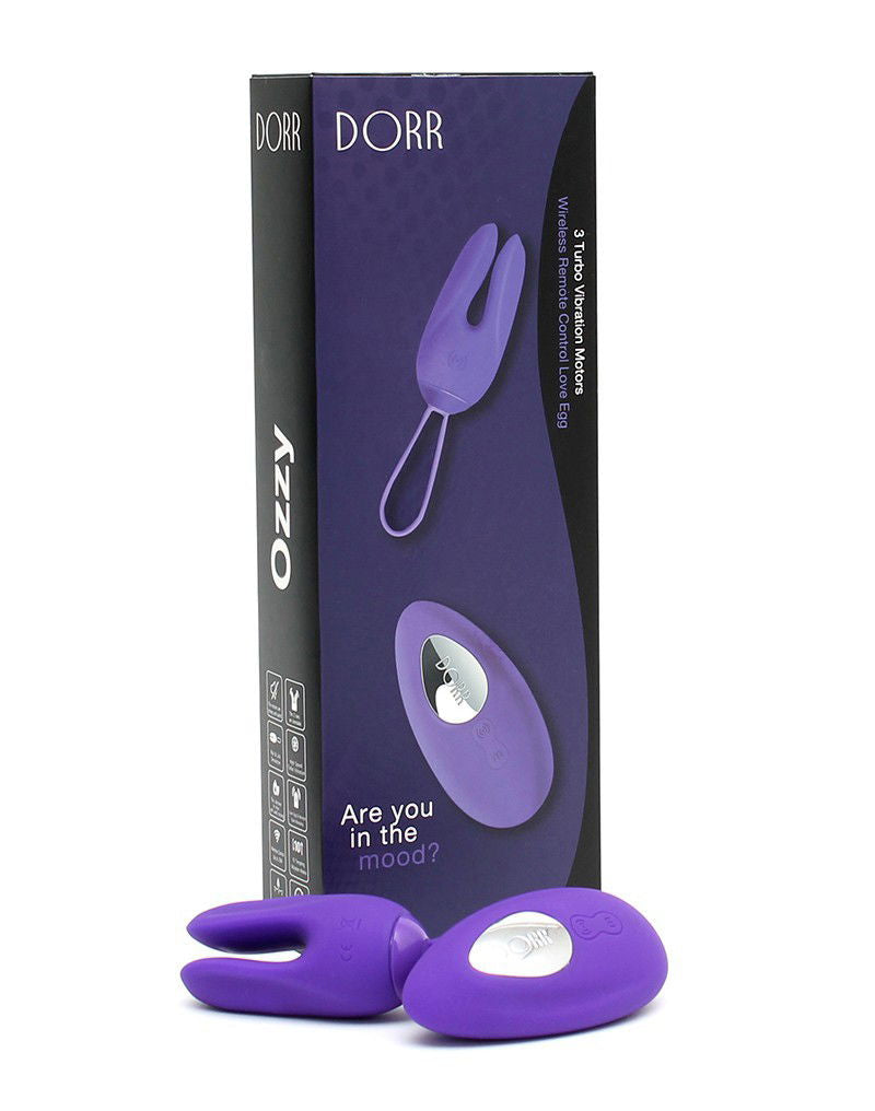 DORR - Ozzy - Rabbit Egg Vibrator + Lay-on Vibrator - Paars