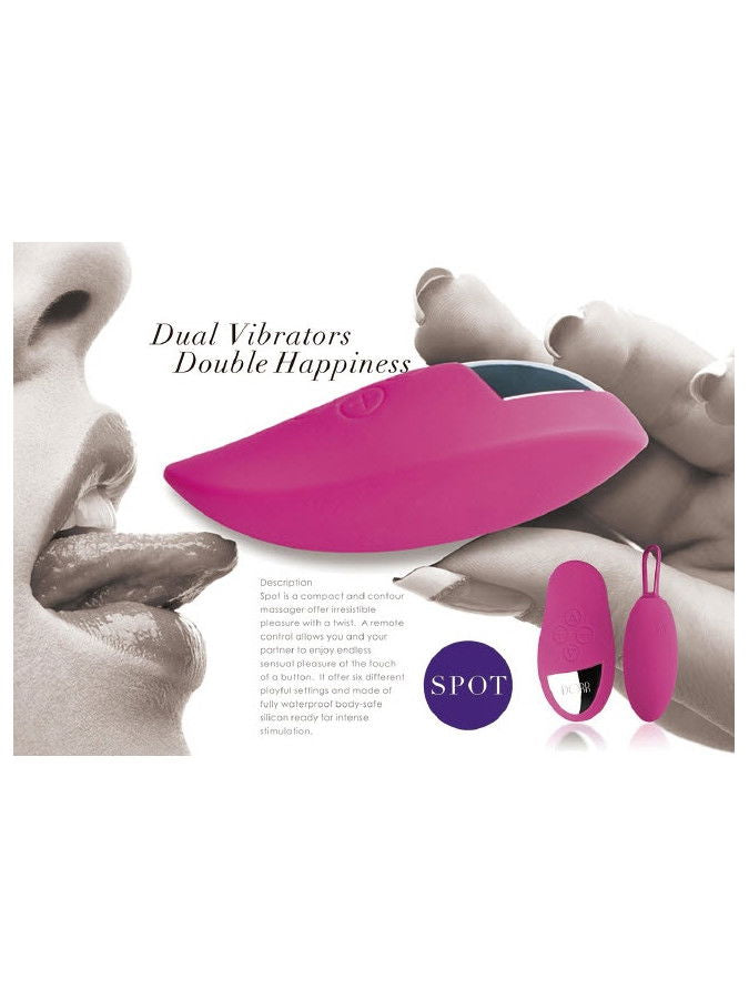 DORR - Spot - Draadloos Duo Ei + Oplegvibrator - Zwart