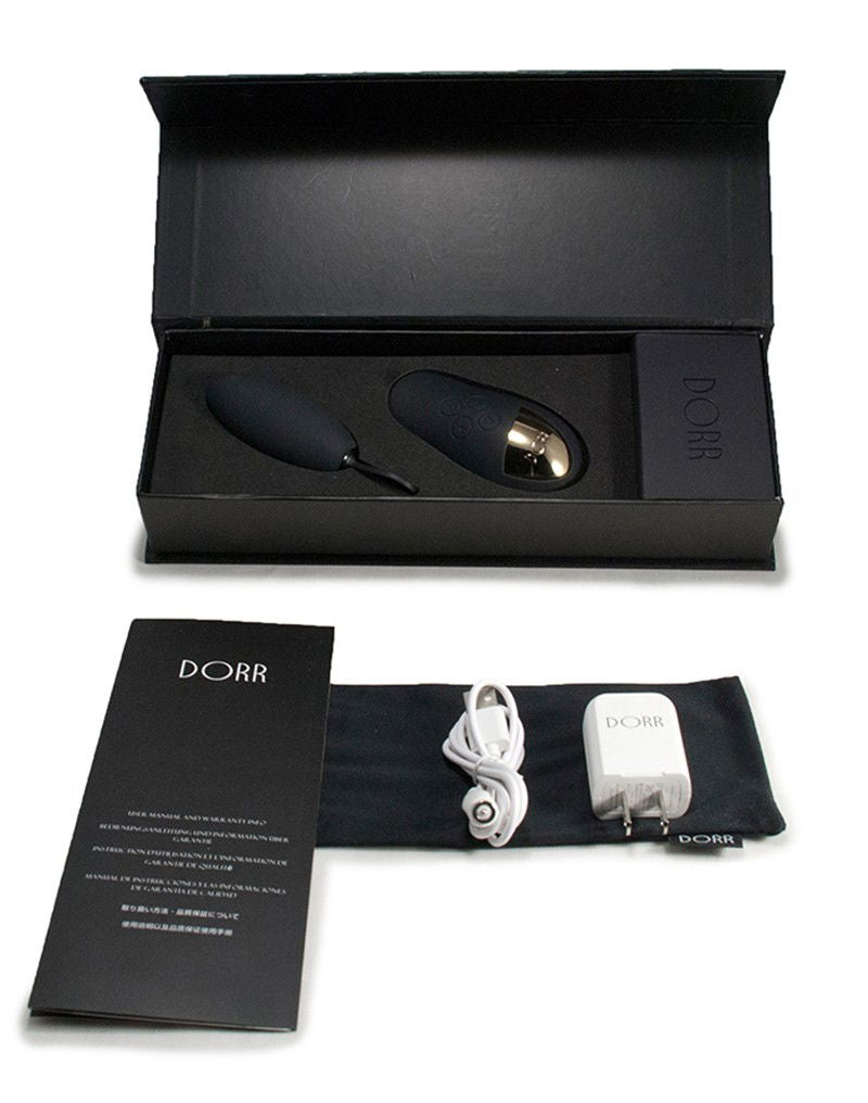 DORR - Spot - Draadloos Duo Ei + Oplegvibrator - Zwart