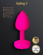 G-Vibe - G-Plug Small - Vibrerende Butt Plug - Roze