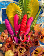 Gvibe - GJack Mini - Geribbelde Vibrator - Fuchsia