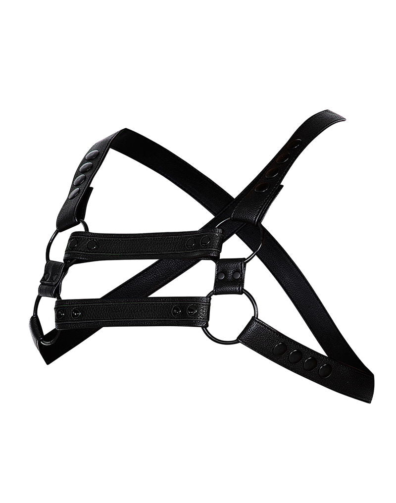 H4RNESS by C4M - 4WAY Harnas - Zwart