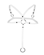 H4RNESS by C4M - C-Ring Gekruist Harnas - Wit