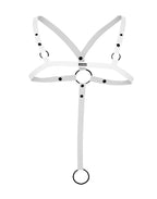 H4RNESS by C4M - C-Ring Gekruist Harnas - Wit