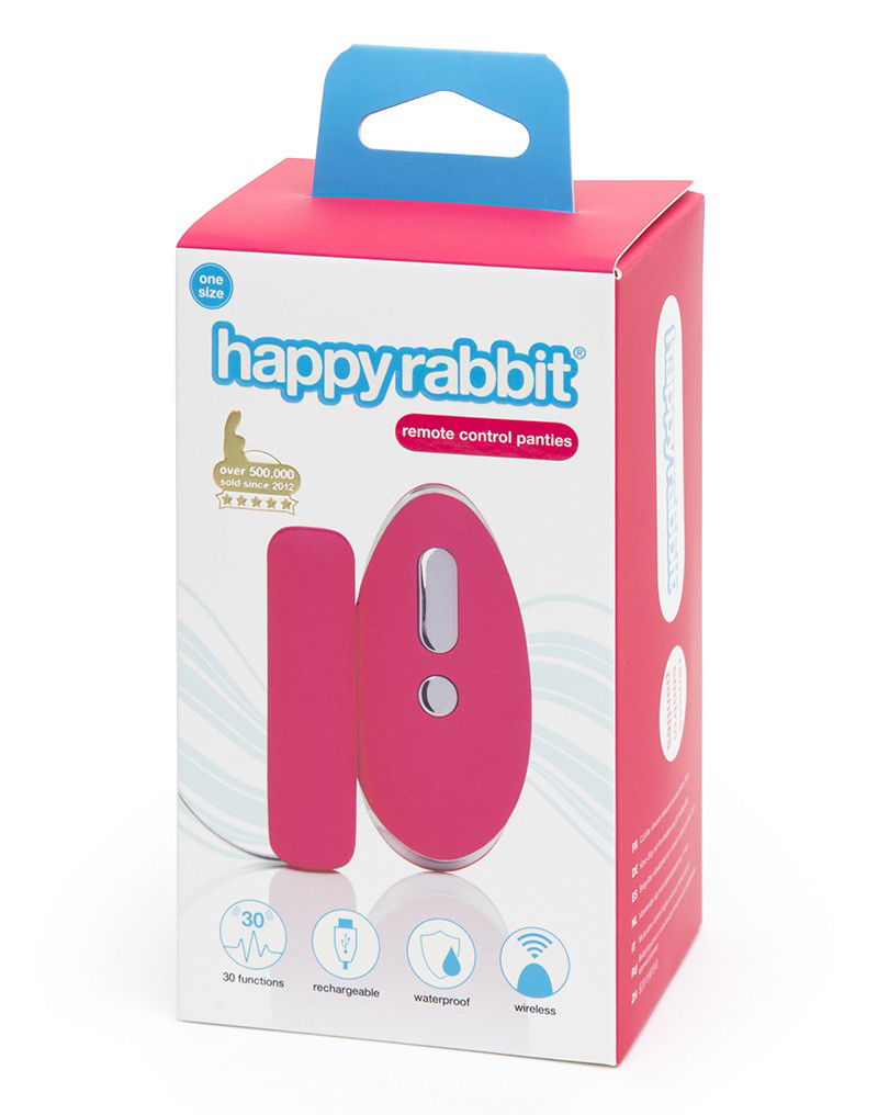 Happy Rabbit Remote Control Knicker Vibrator - PLUS Size