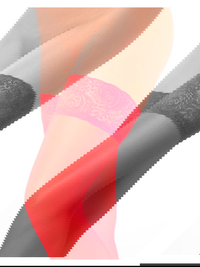 Amorable by Rimba - Hold-Up Kousen - One Size - Rood