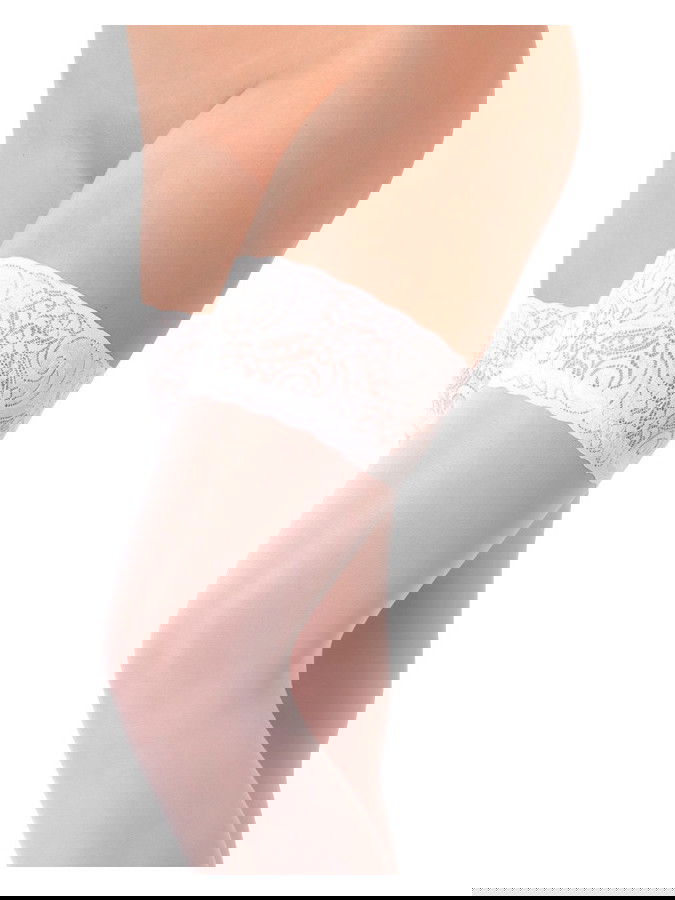 Amorable by Rimba - Hold-Up Kousen - One Size - Wit