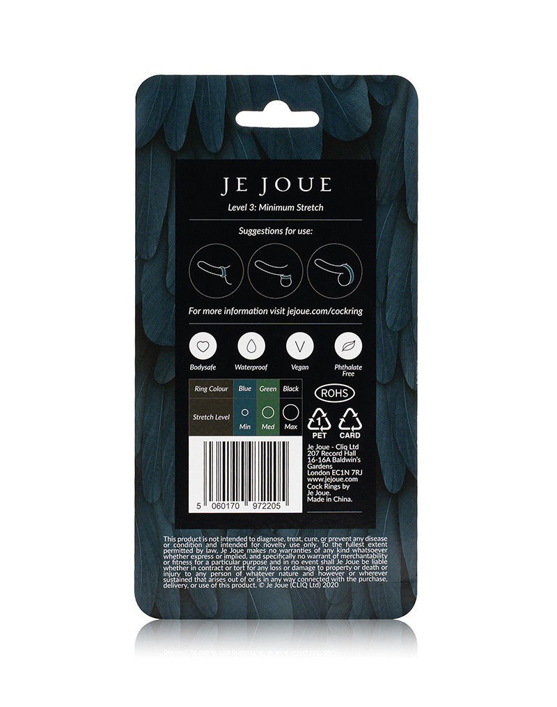 Je Joue - C-Ring Minimum - Cockring - Blauw